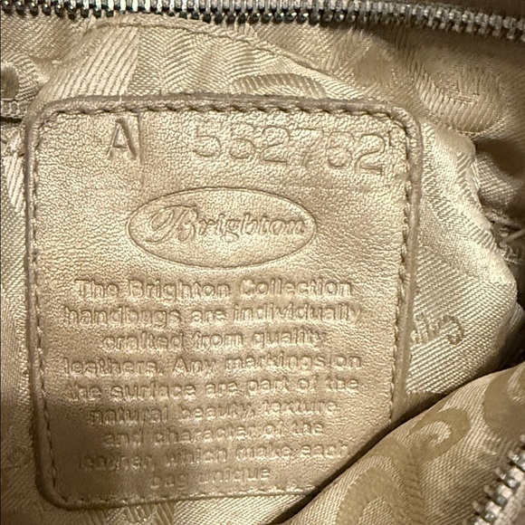 Brighton Chic Bronze and Tan Crochet Shoulder Bag A552752 - Picture 2 of 12